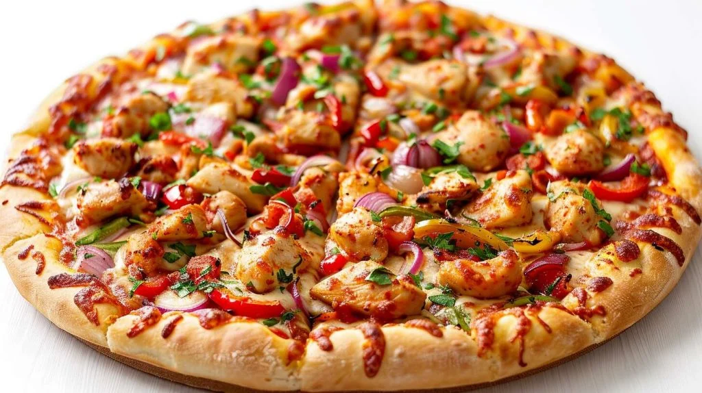 Pizza Poulet + Boisson + Dessert