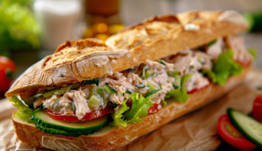 Sandwich Thon + Boisson + Dessert